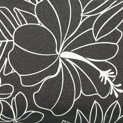 Hibiscus Lines Black