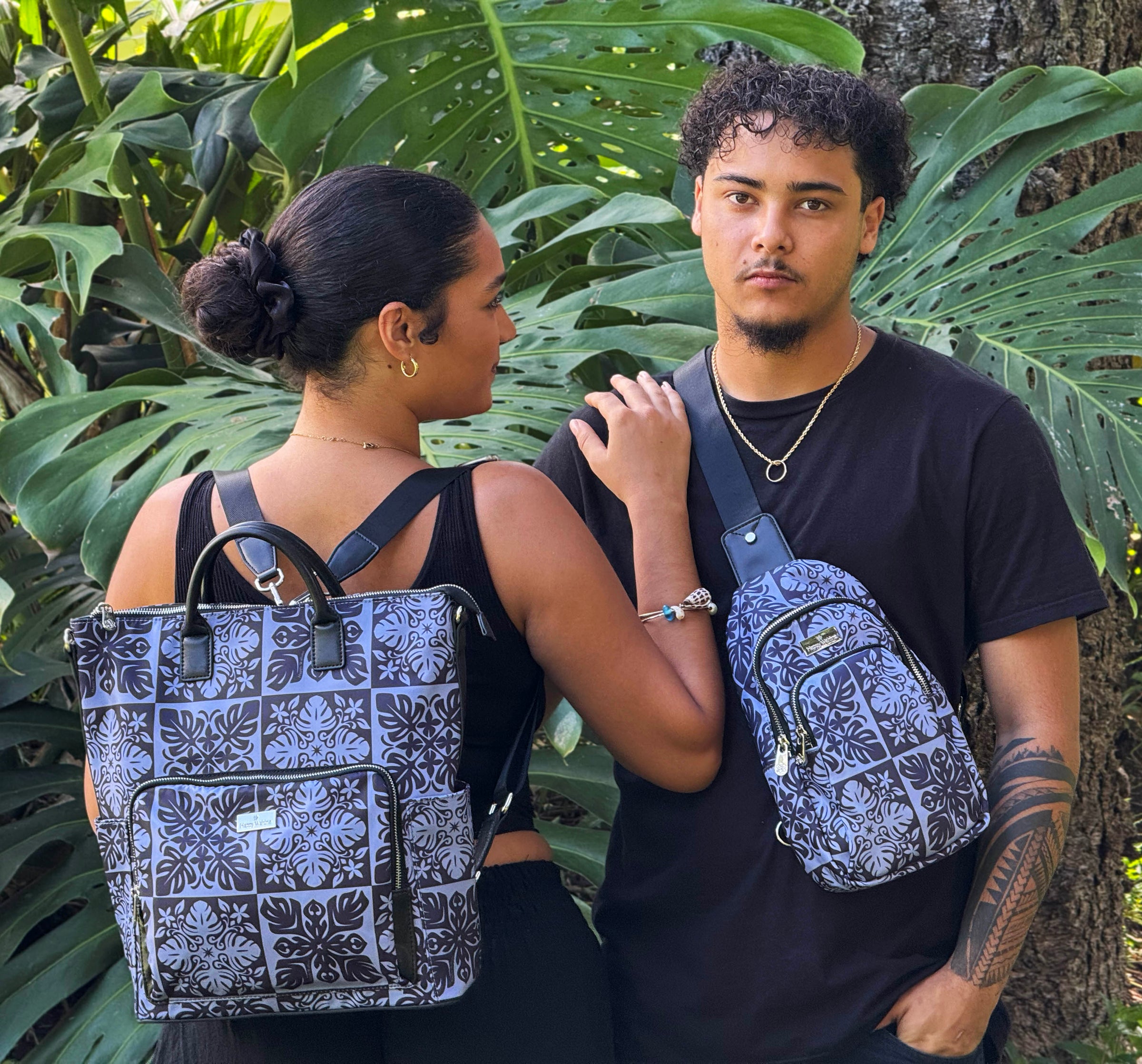 Ke'olu Quilt Black