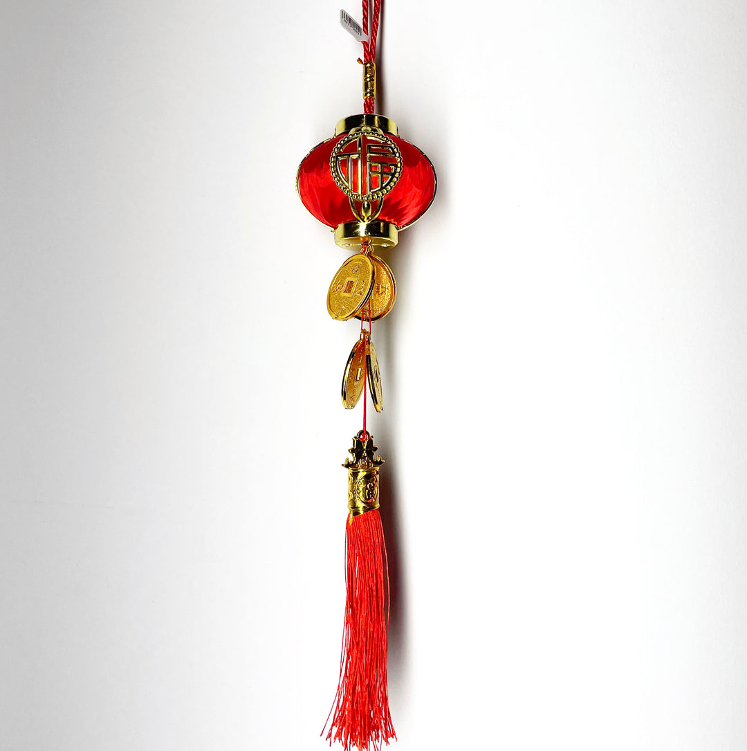 CNY 3D Fu Lantern Tassel