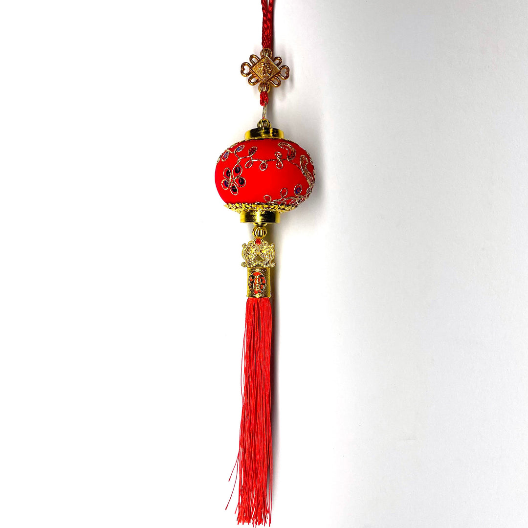 CNY 3D Floral Lantern Tassel