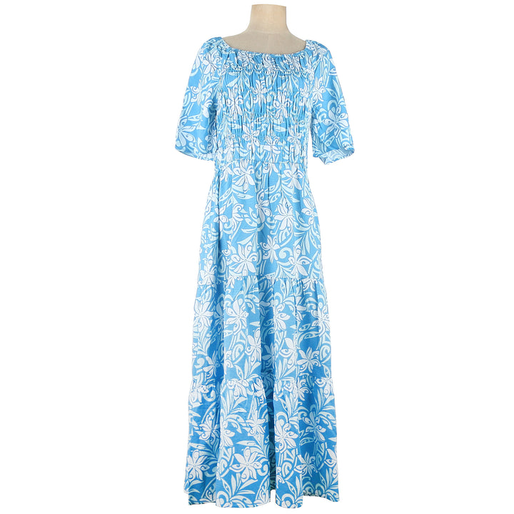 Maxi Dress Noelani Tiare Infinity Blue