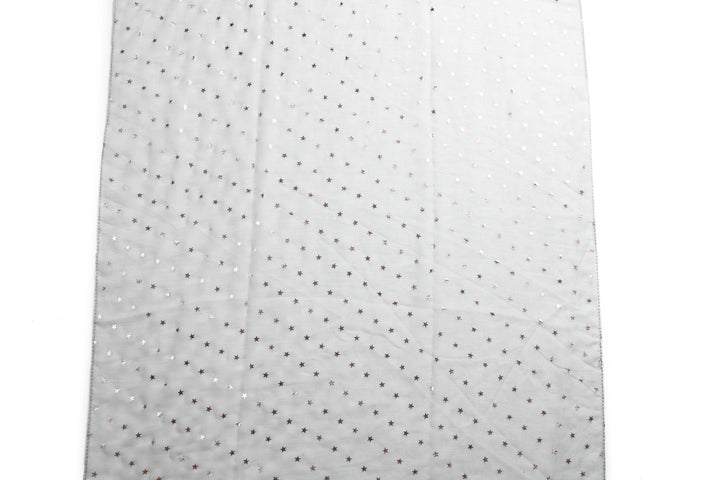 Scarf Danielle Rose Gold Stars Grey