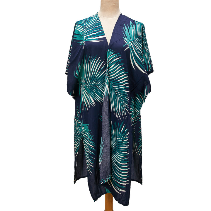 Coverup Nikki Palm Leaf Black