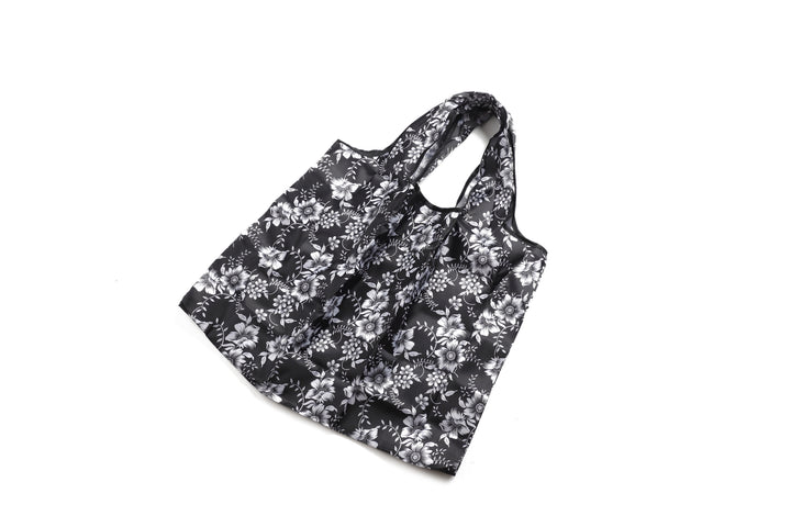 Foldable Bag Jackie Floral Black