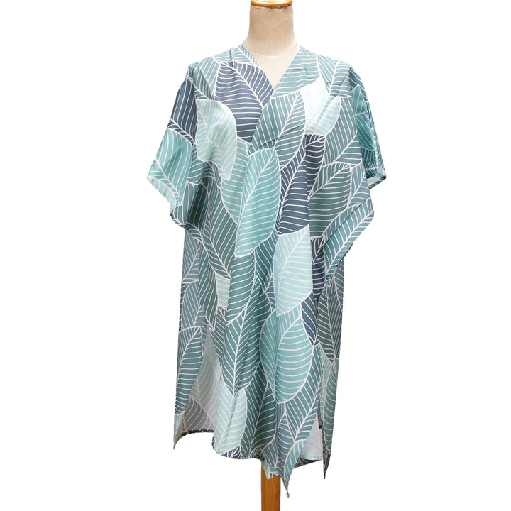 Coverup Nikki Palm Leaf Stripe Green