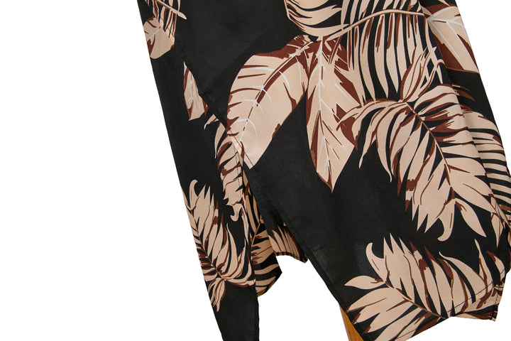 Coverup Nikki Palm Leaf Gold Black