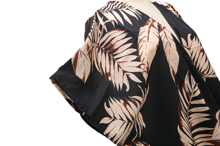 Coverup Nikki Palm Leaf Gold Black