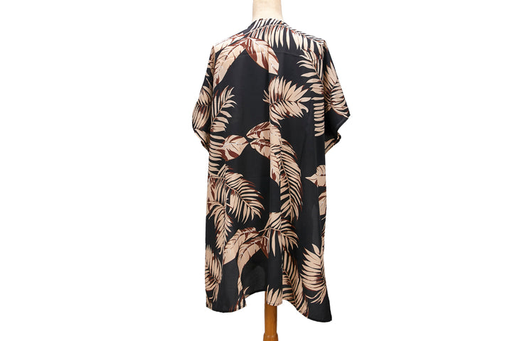 Coverup Nikki Palm Leaf Gold Black