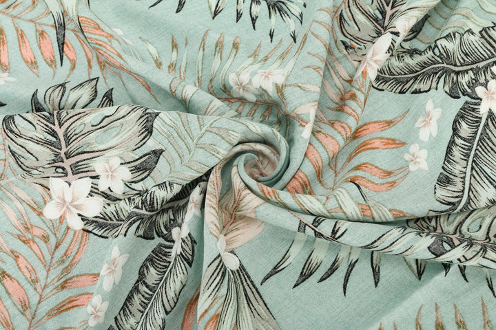 Coverup Nikki Monstera Fern Teal