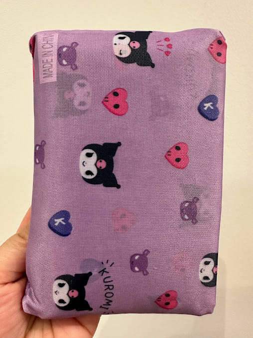 Foldable Bag Jackie CT Kuromi Heart Purple
