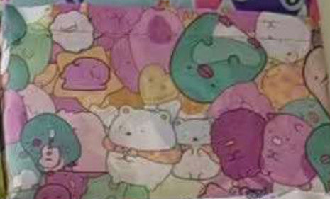 Foldable Bag Jackie CT Sumikko Gurashi Family Purple