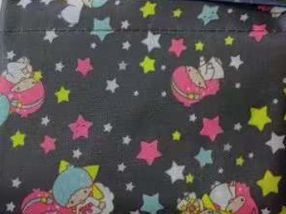 Foldable Bag Jackie CT Little Twin Stars Black