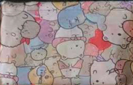 Foldable Bag Jackie CT Sumikko Gurashi Family Beige