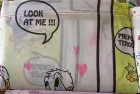 Foldable Bag Jackie CT Donald Duck White