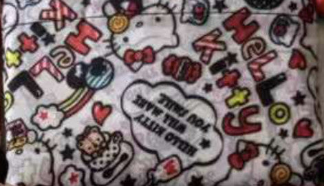 Foldable Bag Jackie CT Hello Kitty White