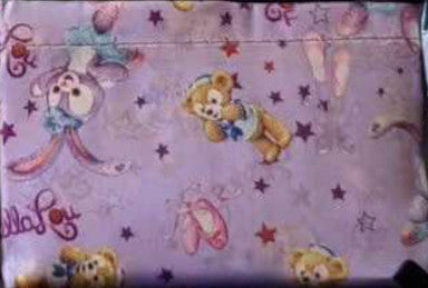 Foldable Bag Jackie CT Duffy and Stella Lou Purple