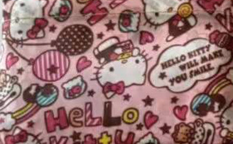 Foldable Bag Jackie CT Hello Kitty Rainbow Pink