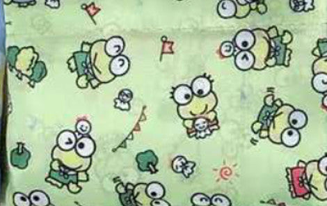 Foldable Bag Jackie CT Keroppi Green