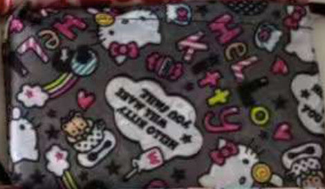 Foldable Bag Jackie CT Hello Kitty Grey