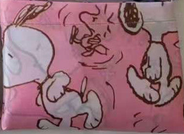 Foldable Bag Jackie CT Snoopy Light Pink