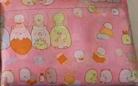 Foldable Bag Jackie CT Sumikko Gurashi Pink