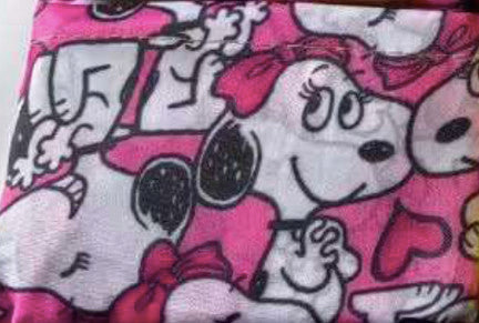 Foldable Bag Jackie CT Snoopy Belle Pink