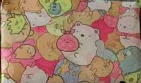 Foldable Bag Jackie CT Sumikko Gurashi Family Pink