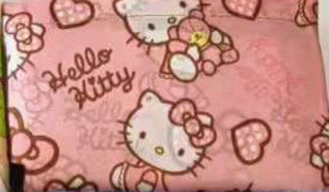Foldable Bag Jackie CT Hello Kitty Pink