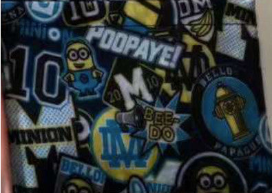 Foldable Bag Jackie CT Minions Blue