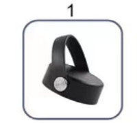 Flask Lid Flat Flex Handle