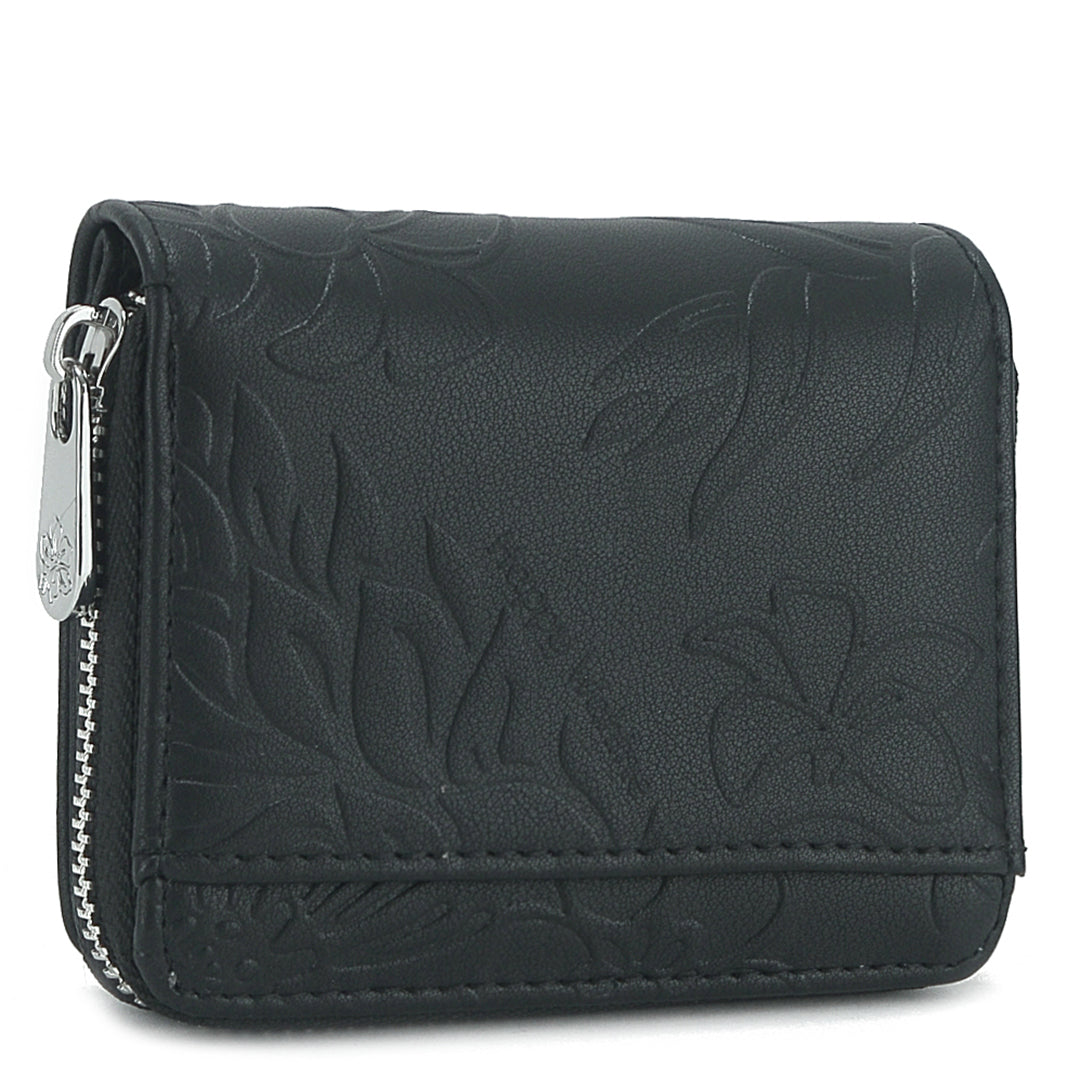 Wallet Meily Ginger Embossed Black