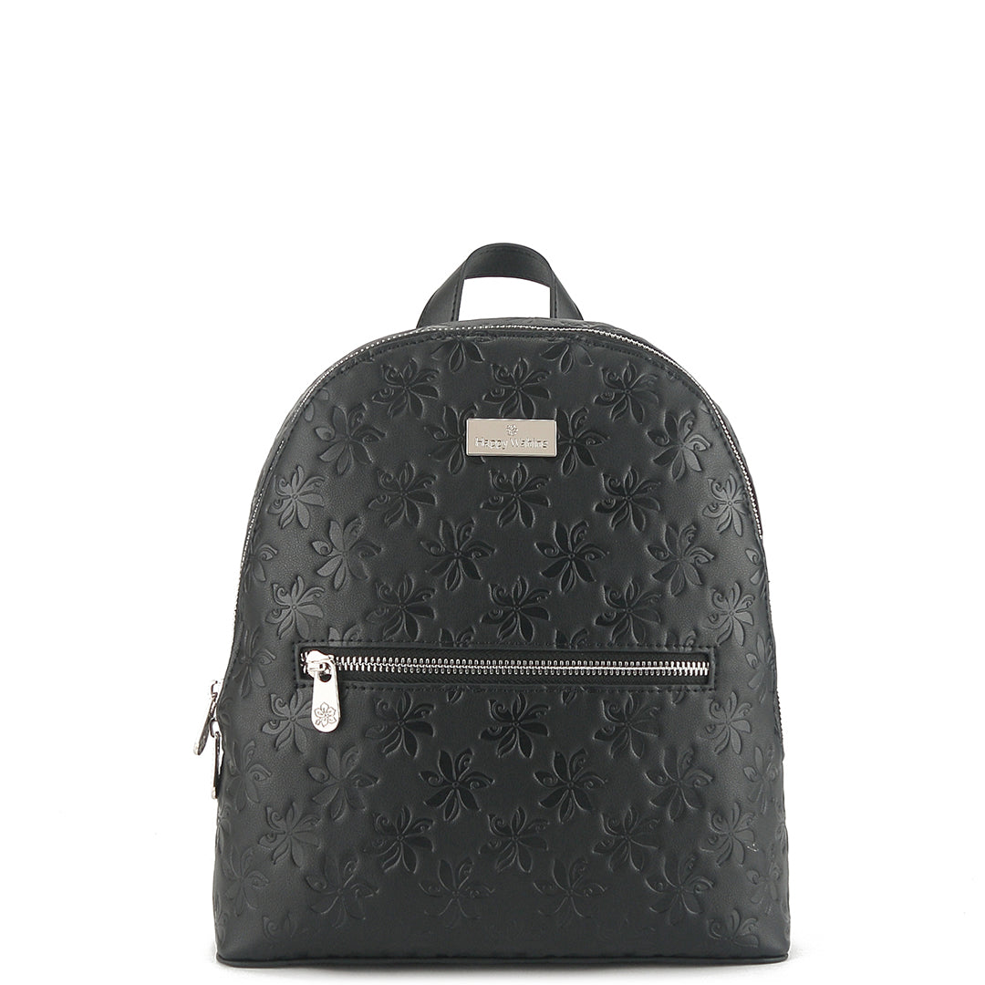 Backpack Tiffany Tiare Embossed Black – Happy Wahine display picture 3