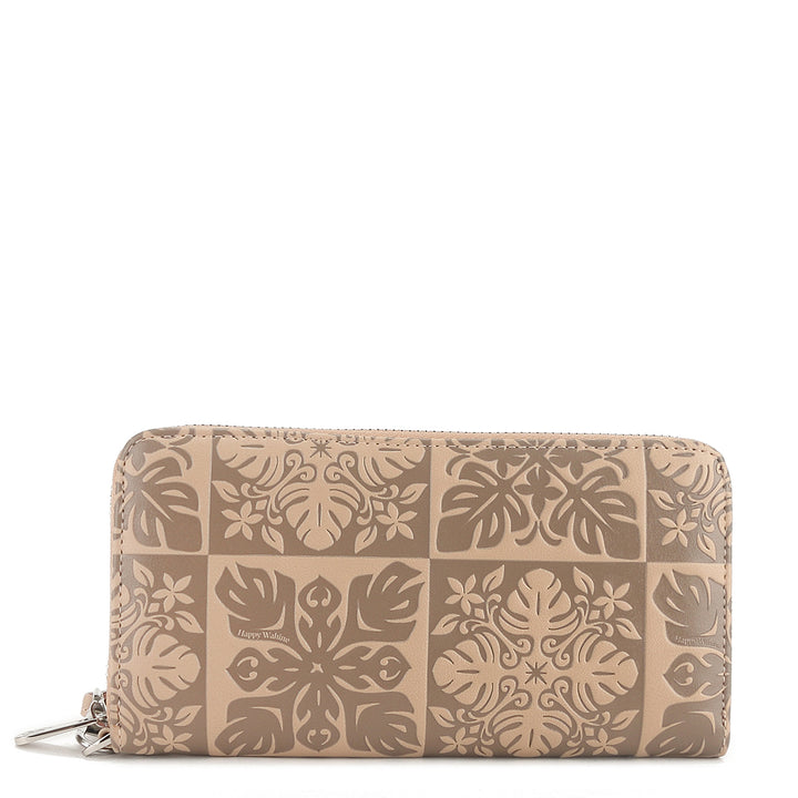 Wallet Kaylee Quilt Embossed Beige