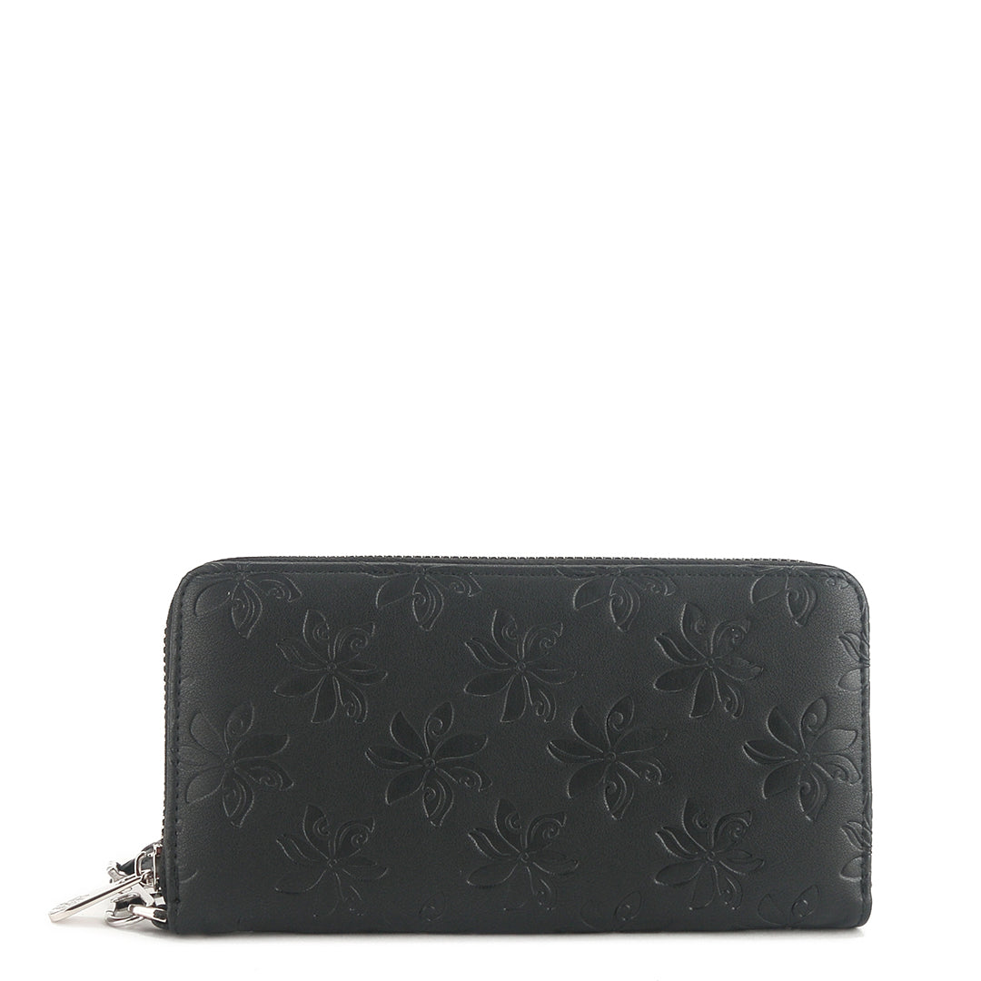 Wallet Kaylee Tiare Embossed Black