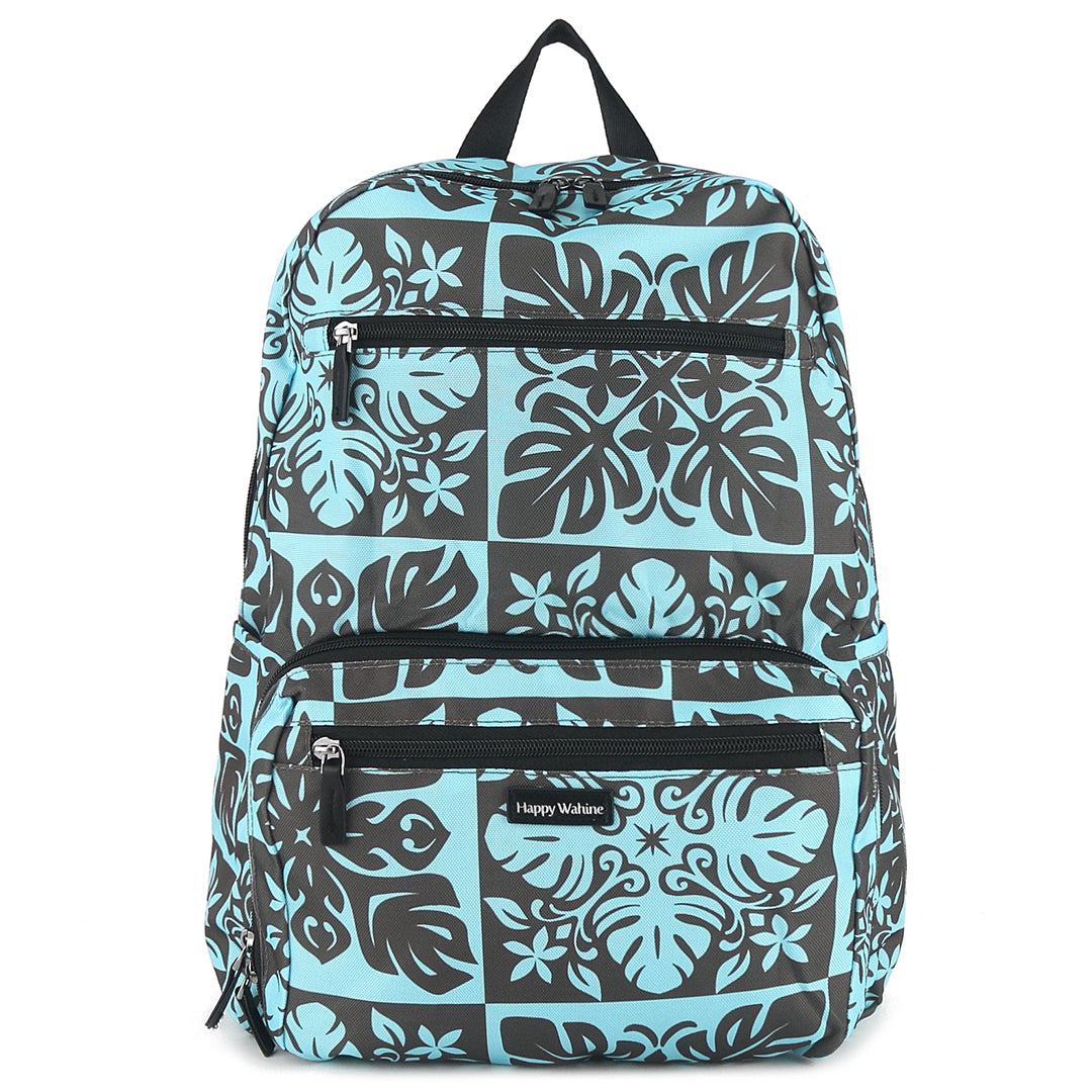 Backpack Melanie Quilt Blue – Happy Wahine display picture 2