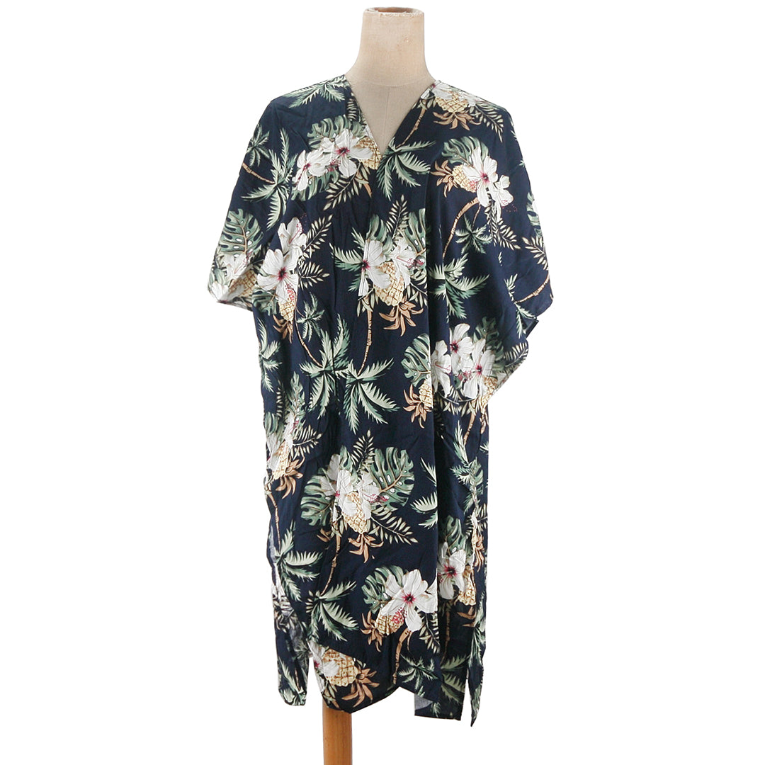 Coverup Nikki Palm Hibiscus Navy