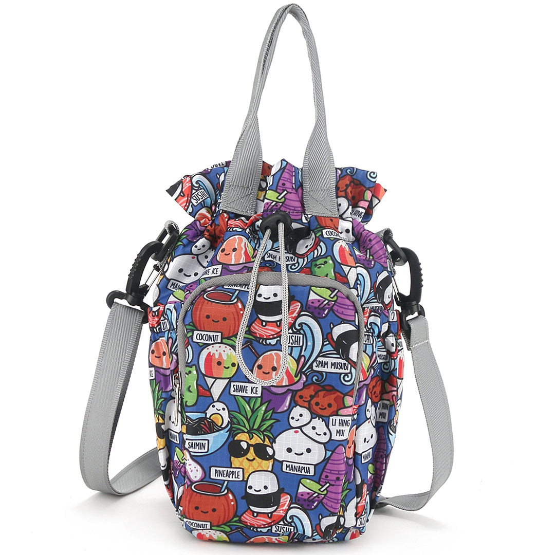 Water Bottle Holder Jannete Craving Hawaii Blue – Happy Wahine