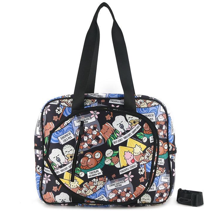 Pickle Ball Bag Local Snacks Black