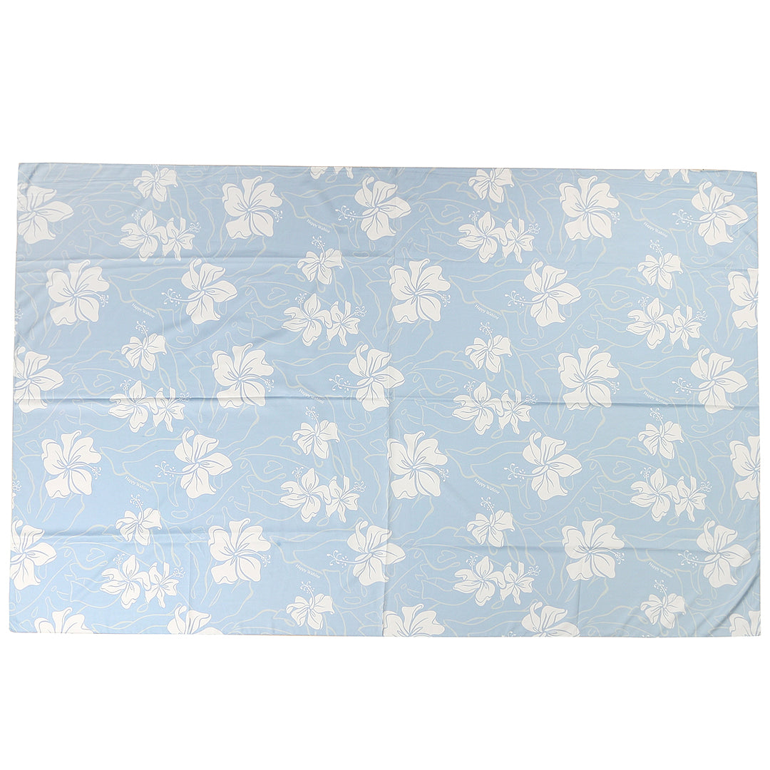 Pareo Keala Hibiscus Monstera Blue