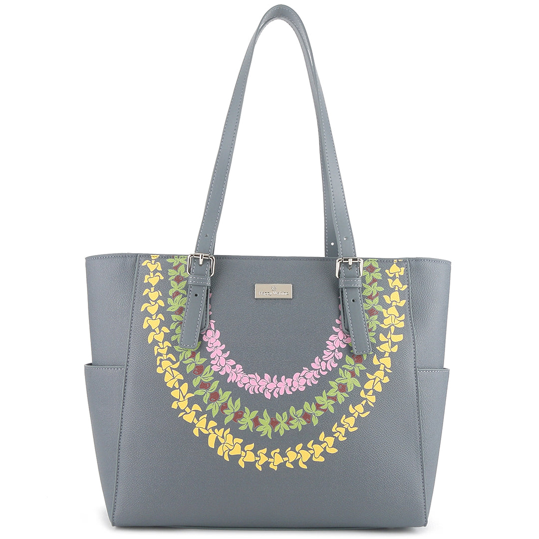 美品HYEON ted cape / gray Tote Elizabeth Lei Grey – Happy Wahine