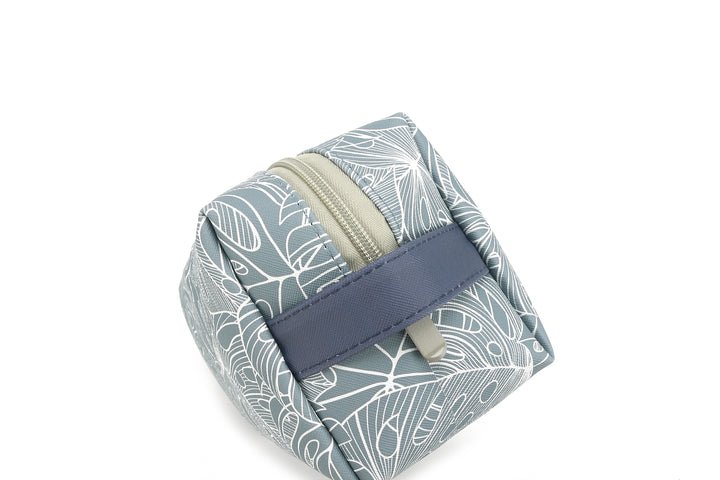Pouch Cosmetic Monstera Lines Grey