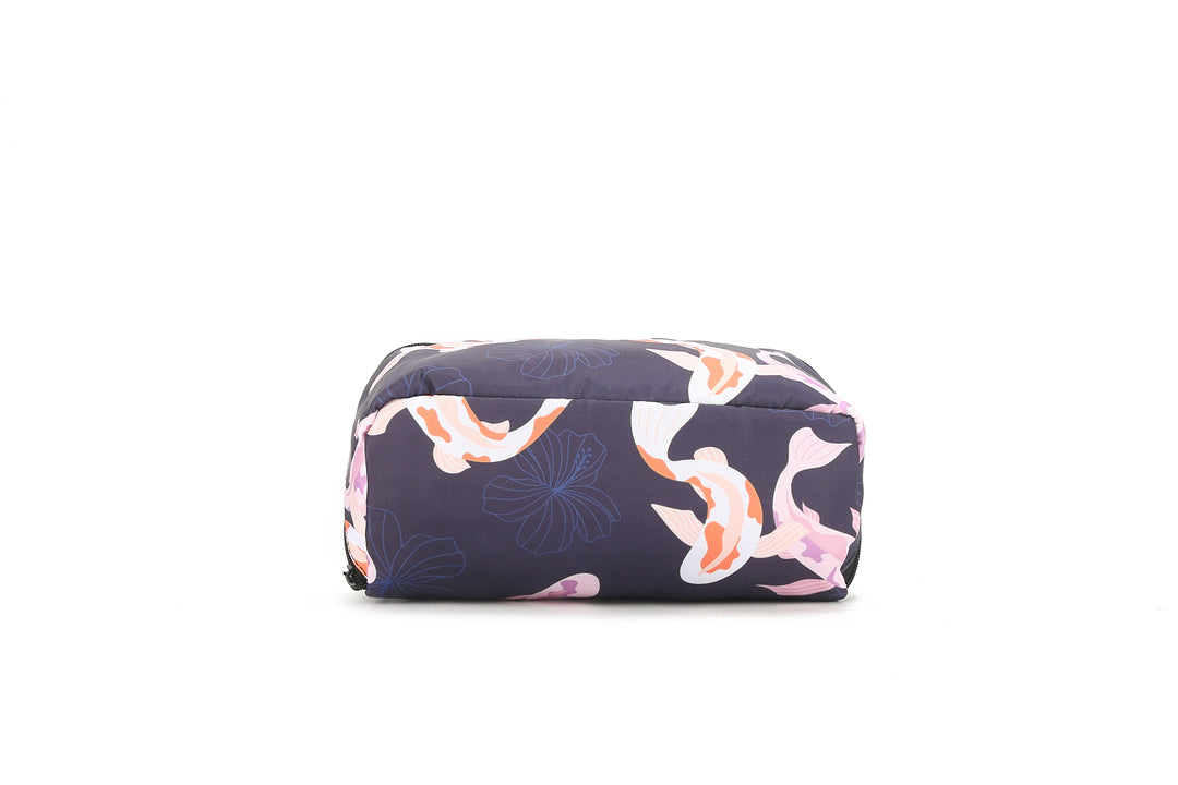 Travel Cosmetic Pouch Koi Navy