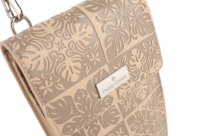 Crossbody Anna Quilt Embossed Beige