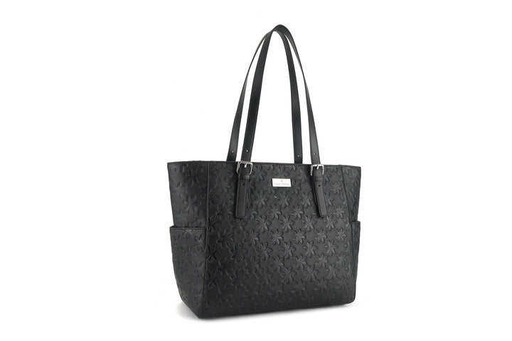 Tote Elizabeth Tiare Embossed Black