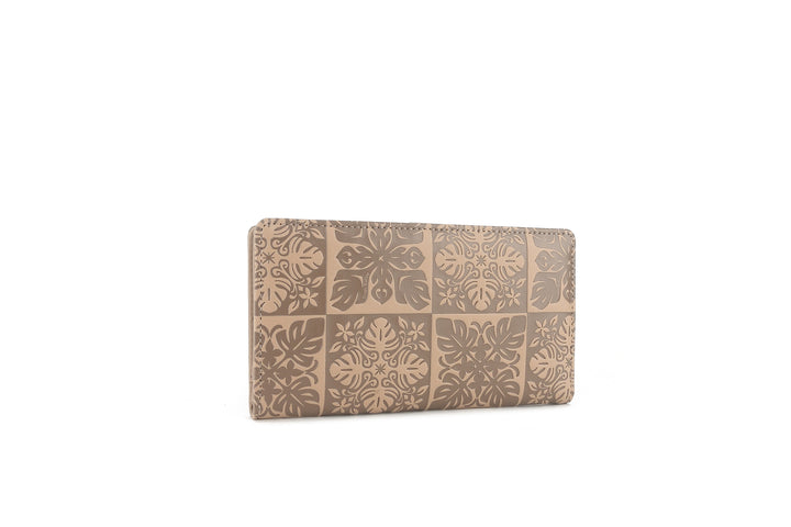 Wallet Teyla Quilt Embossed Beige