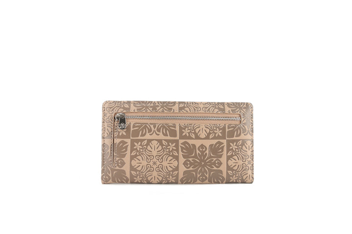 Wallet Teyla Quilt Embossed Beige