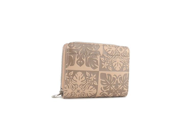 Wallet Meily Quilt Embossed Beige