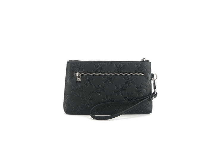 Wristlet Melody Tiare Embossed Black