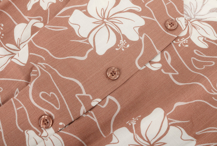 Romper Malia Hibiscus Mocha