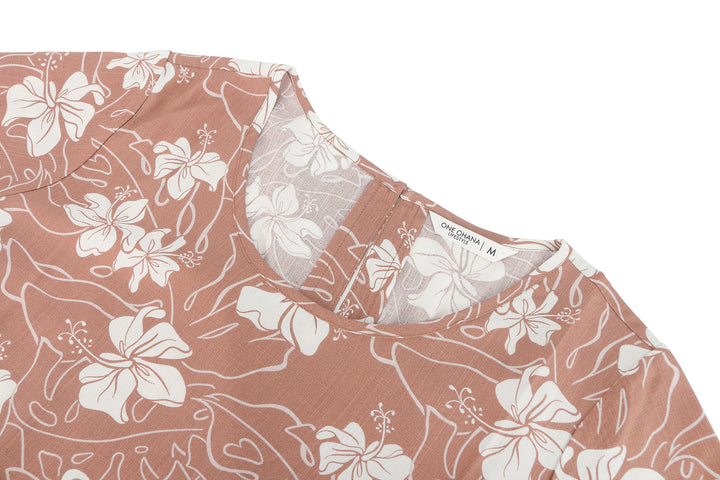 Top Luana Hibiscus Mocha